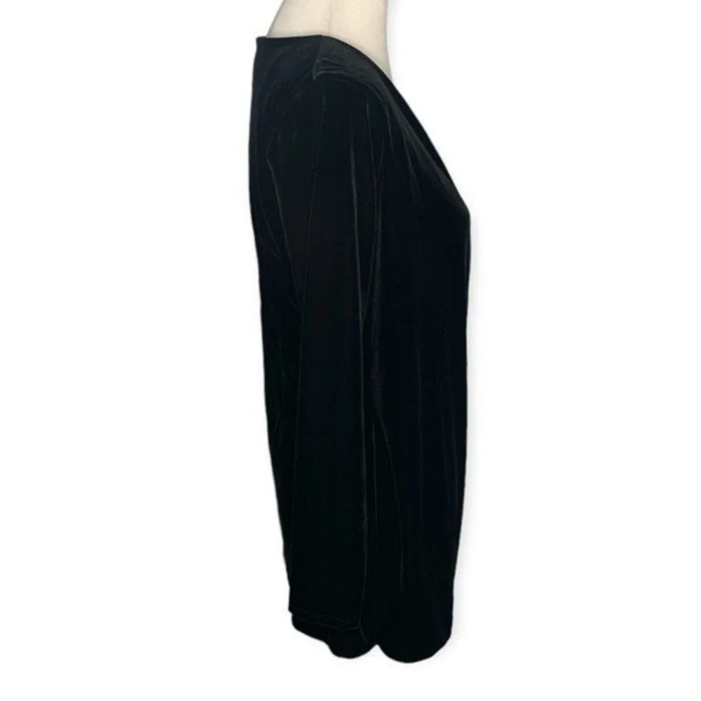 White House Black Market Velvet Long Sleeve Mini Dress - Picture 4 of 9